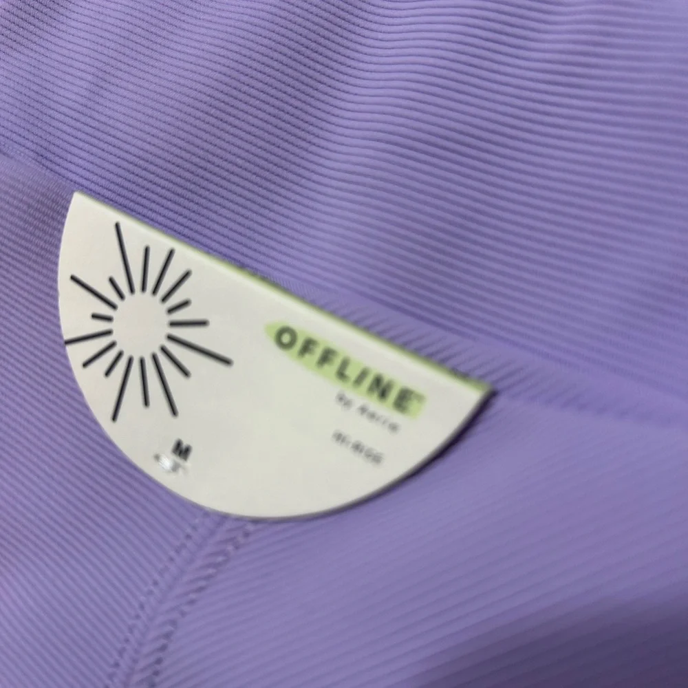 Aerie Offline Goals Lavender Leggings - Picture 3 of 5